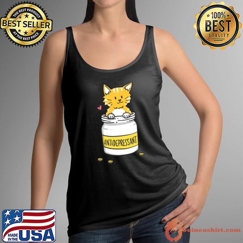 Kitty Antidepressant Love Medicine cat T-Shirt Tank Top