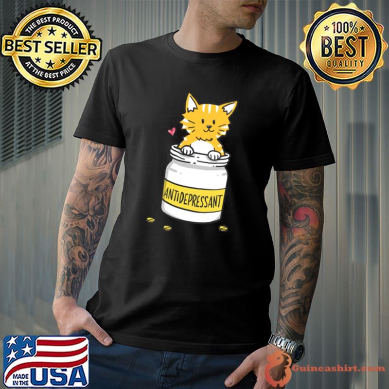 Kitty Antidepressant Love Medicine cat T-Shirt
