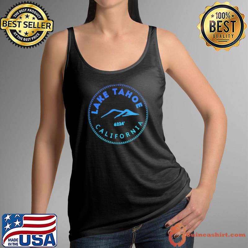 Lake tahoe California retro mountain s Tank Top