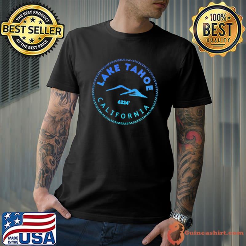 Lake tahoe California retro mountain shirt