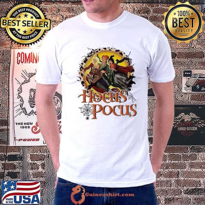Leopard Hocus Pocus Halloween Sanderson Sisters Shirt
