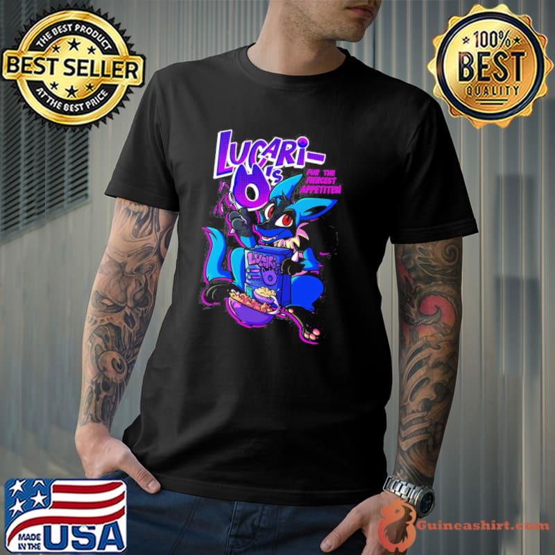 Lucario's fur the fiercest appetites shirt