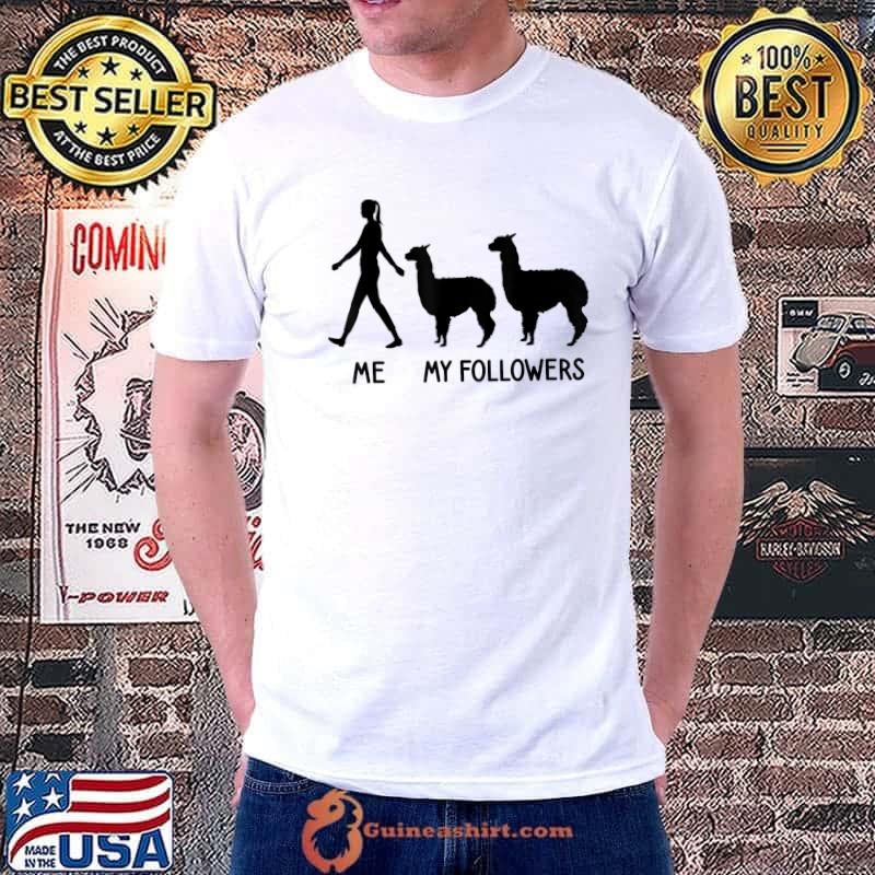 Me My Followers Alpaca Llama T-Shirt