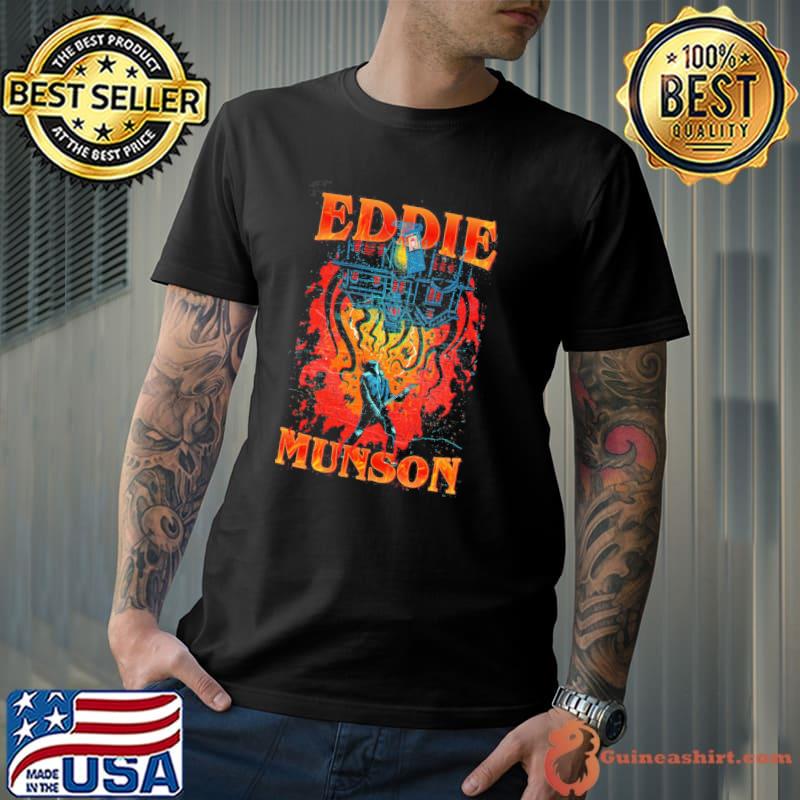 Metal dude eddie stranger things stranger joseph quinn shirt