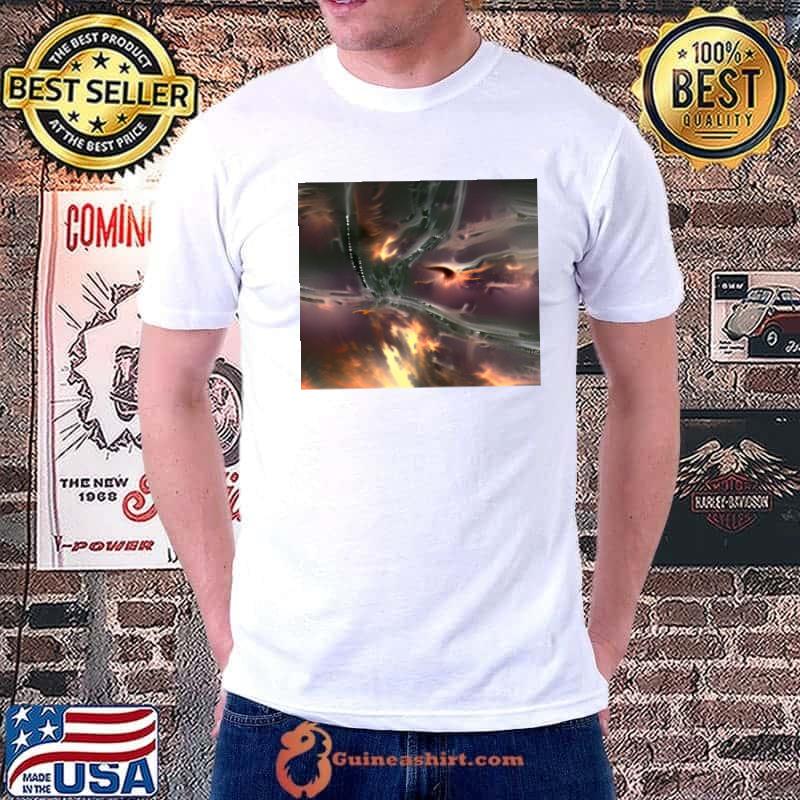 Plasma phoenix matte painting T-Shirt