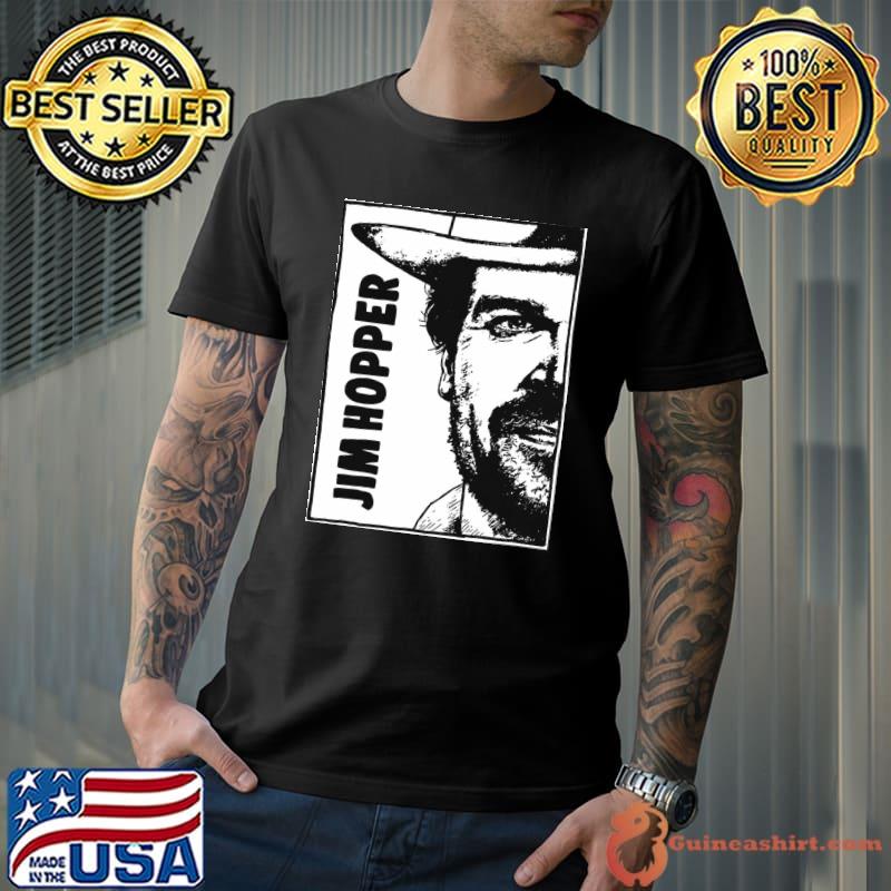Portrait jim hopper stranger things shirt