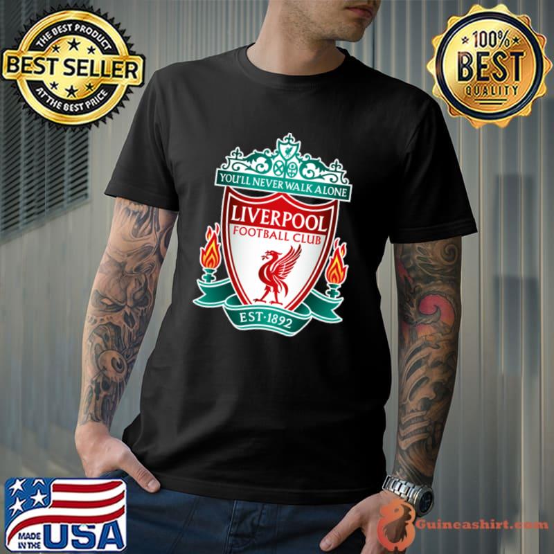 Liverpool verbiage you'll never walk alone liverpool fc shirt, hoodie,  sweater, long sleeve and tank top