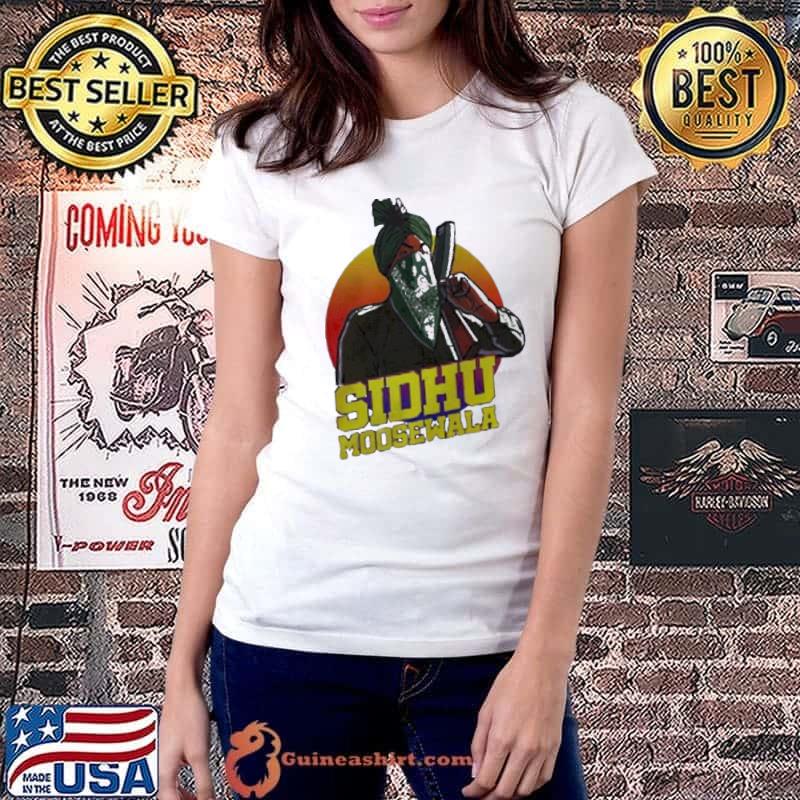 Rapper Sidhu Moose Wala Style Retro Vintage Shirt Ladiestee