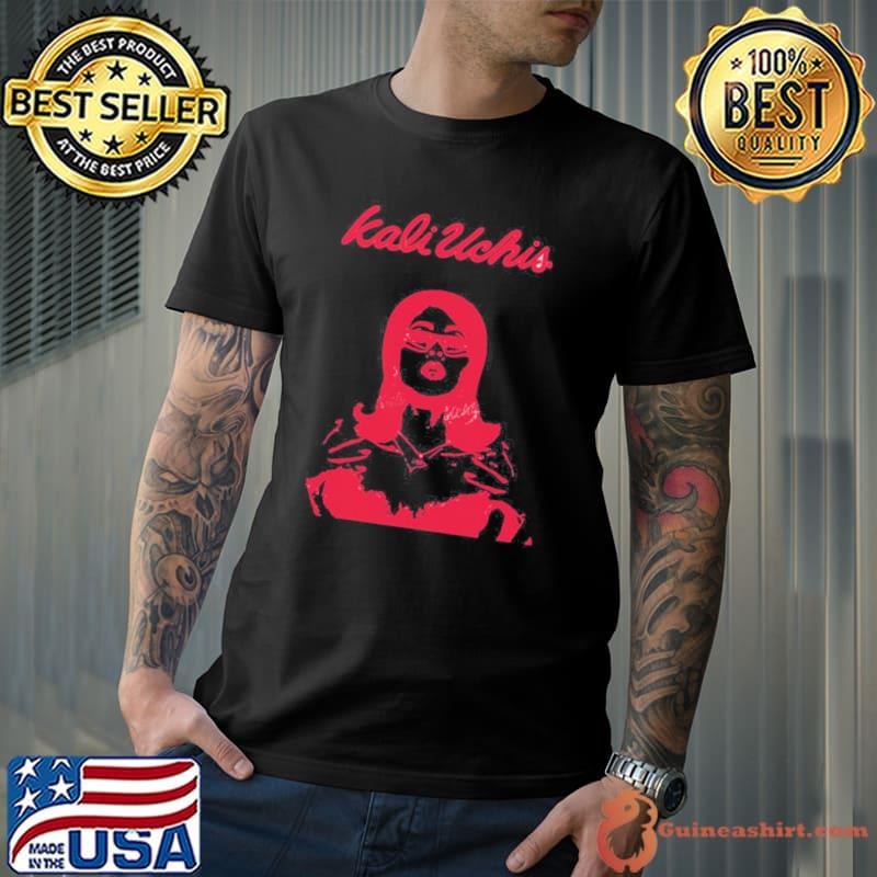 Red kalI long kalI uchis design unsex shirt