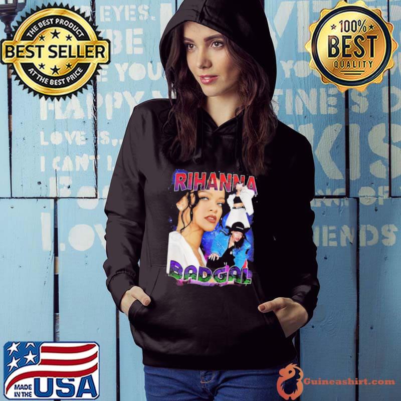 Rihanna singer hiphop inspired 90s bootleg rap old school 39 s Hoodie