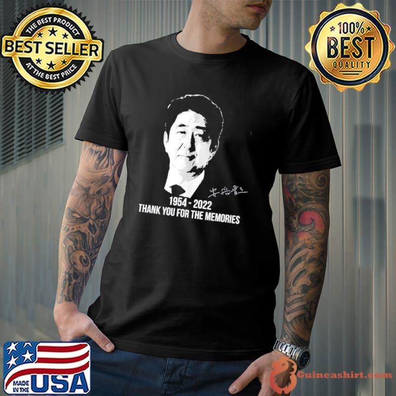 Rip shinzo abe 19542022 japan's former prime minister shirt