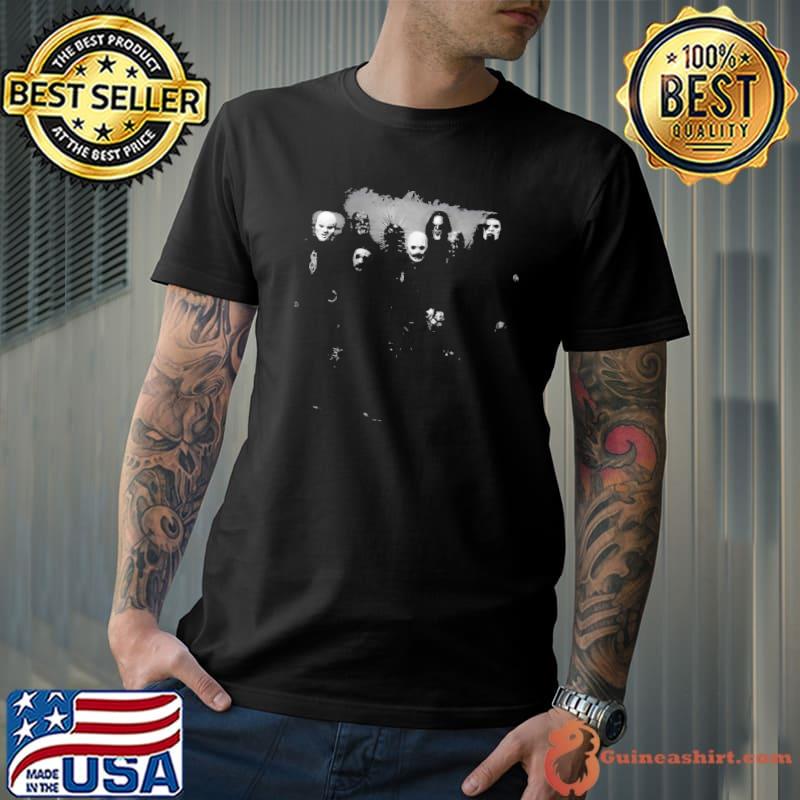 Rock band slipknot the end so far photo design shirt
