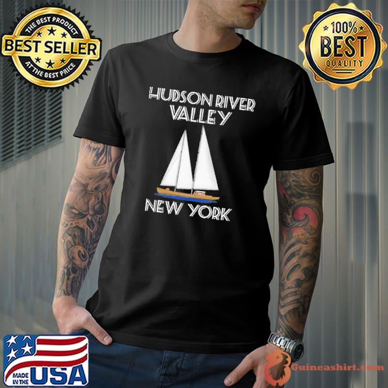 Sailing hudson river valley new york shirt