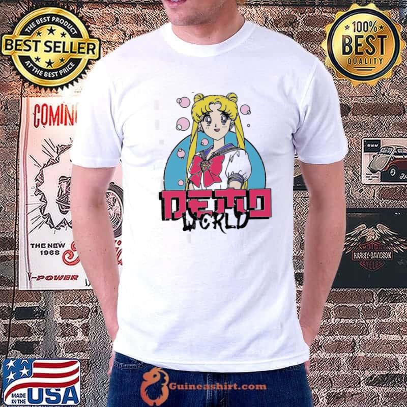 Sailor moon manga anime character art shirt