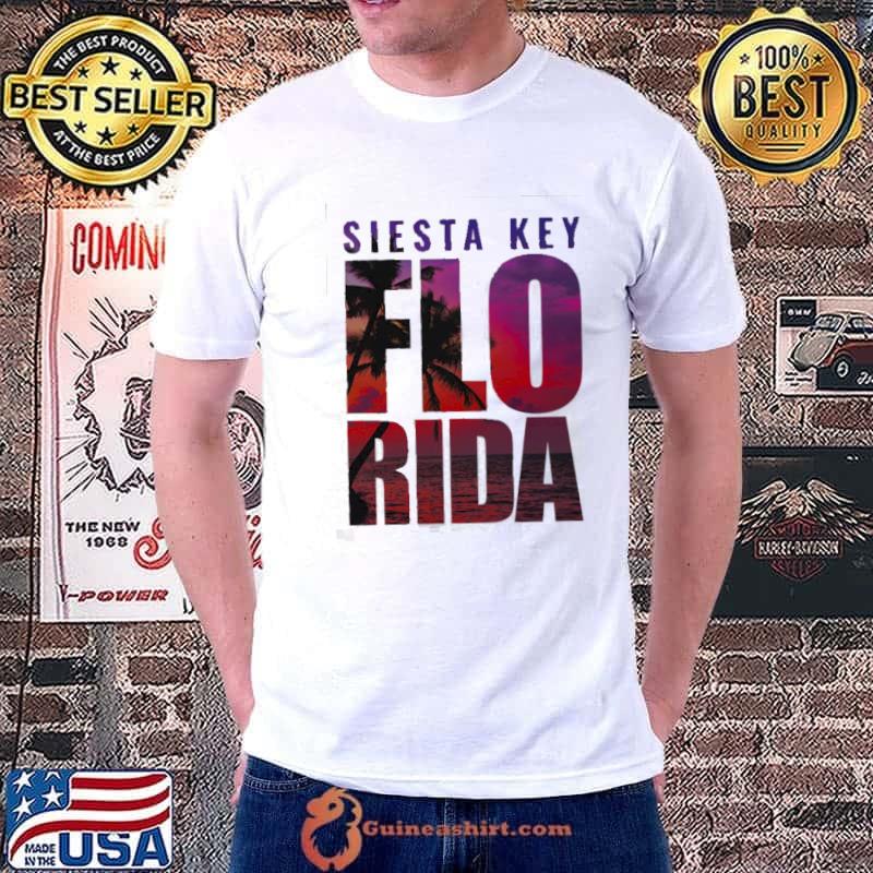 Siesta key beach Florida evening sunset shirt