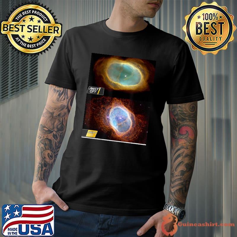 Southern ring nebula nasa james webb space telescope astronomy shirt