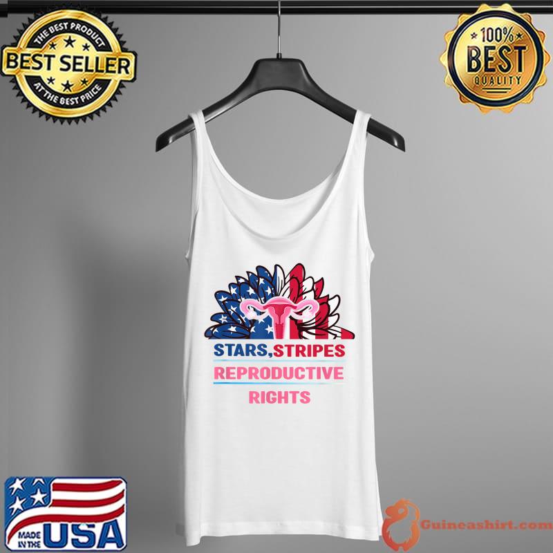 Stars Stripes Reproductive Rights Sunflower T-Shirt Tank Top