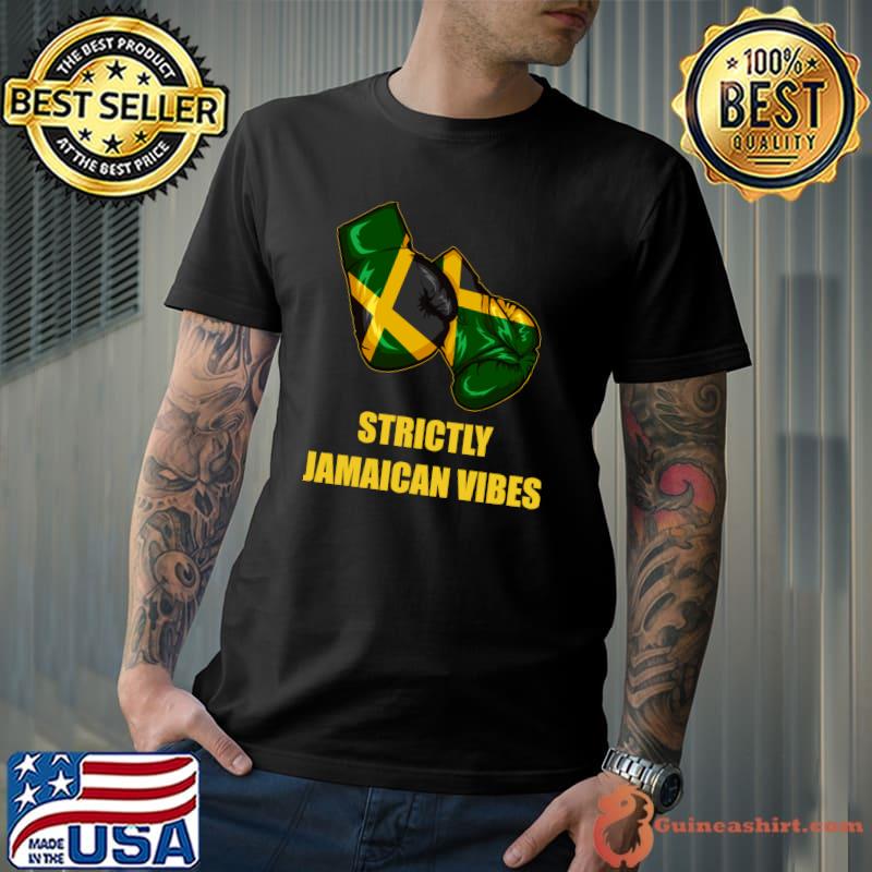 Strictly Jamaican Vibes Proud Jamaica Boxing T-Shirt