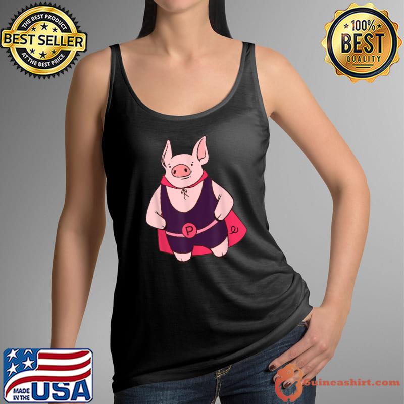 Superhero pig T-Shirt Tank Top