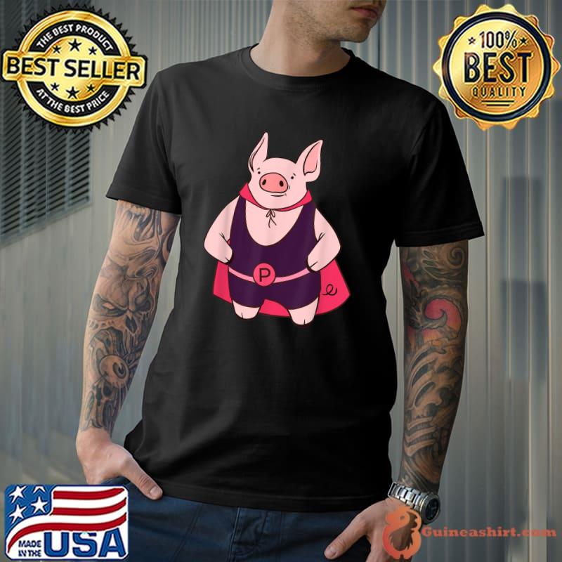Superhero pig T-Shirt