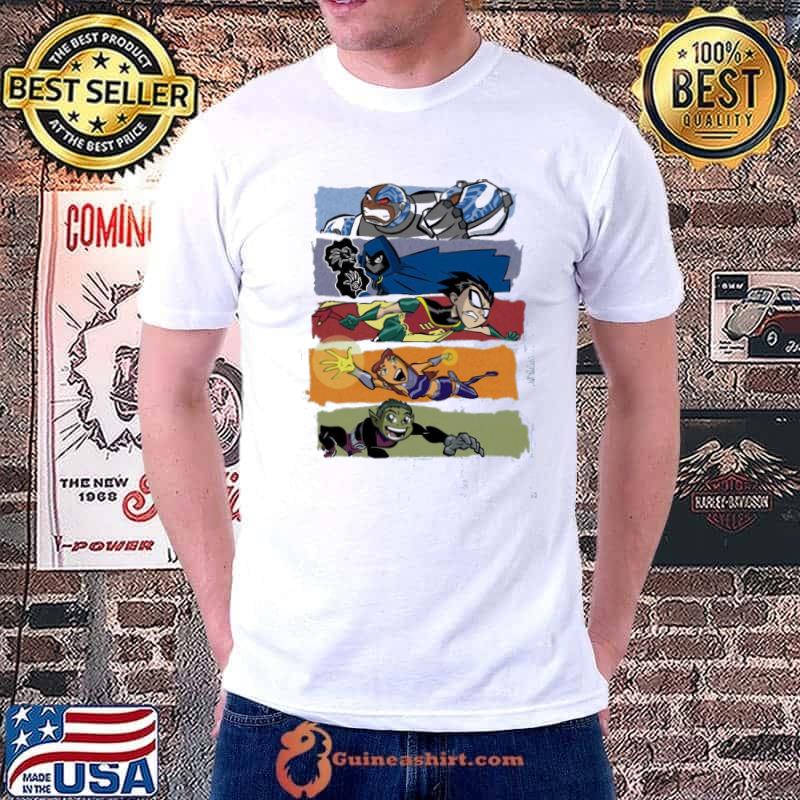 Teen Titans iconic design shirt