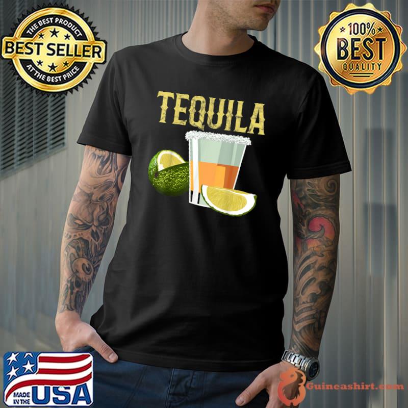 Tequila Lime Salt Mexican Group Drinker T-Shirt