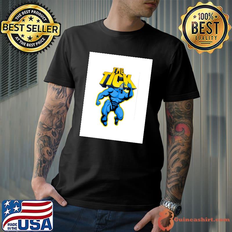 The Tick Superhero Parody Character with Logotype 1994 TV series T-Shirt