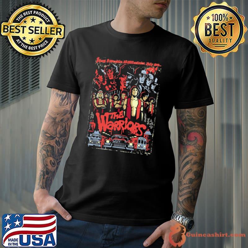 The warriors the street gangs action film art shirt