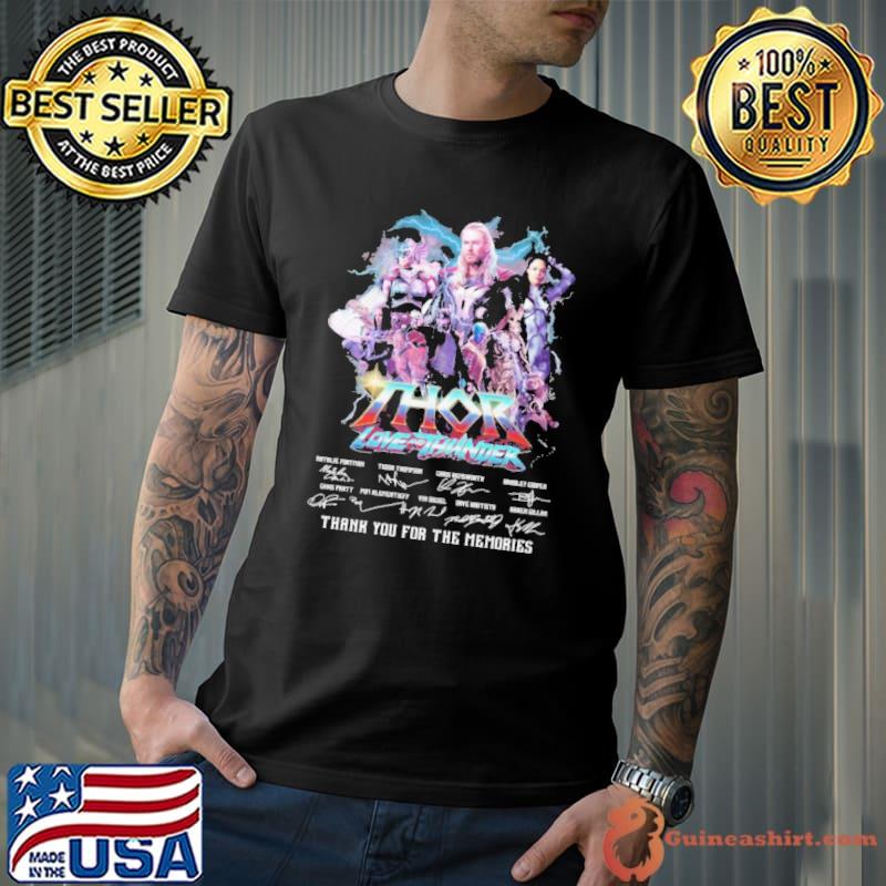 Thor Love And Thunder Thank You For The MEmories Shirt
