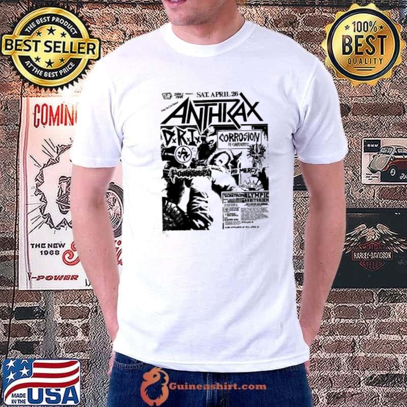 Thrash flyer anthirax shirt