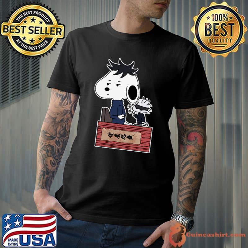 Tiny Bird Gojo and Big Dog Fushiguro T-Shirt