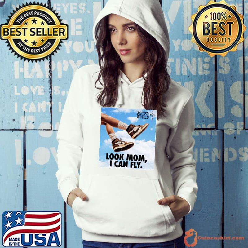 Travis scott rap look mom I can fly vintage concert tour merch vlone astroworld Jordan kanye cactus Jack hip hop s Hoodie