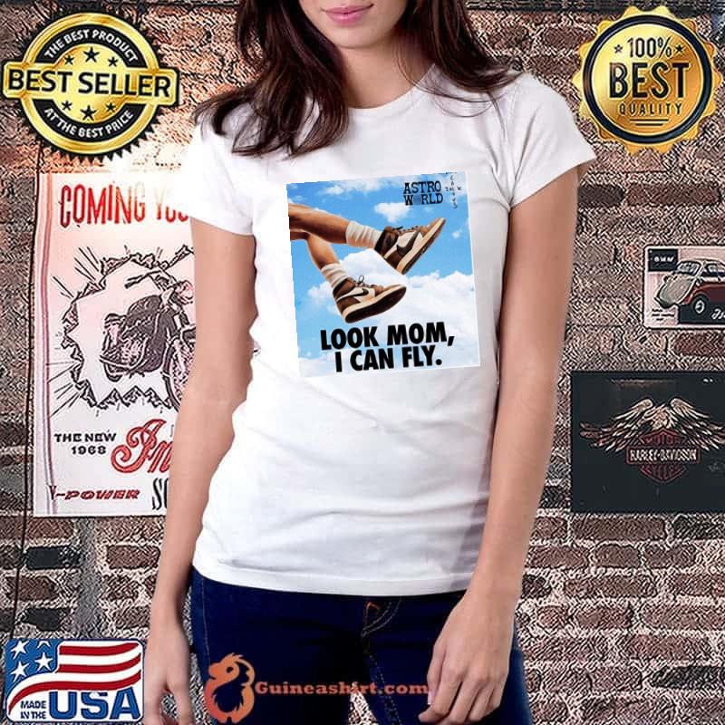 Travis scott rap look mom I can fly vintage concert tour merch vlone astroworld Jordan kanye cactus Jack hip hop s Ladiestee