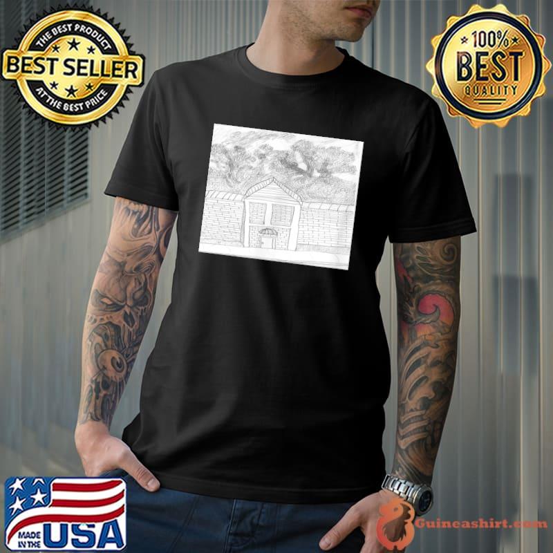 Trees beyond the brick house T-Shirt