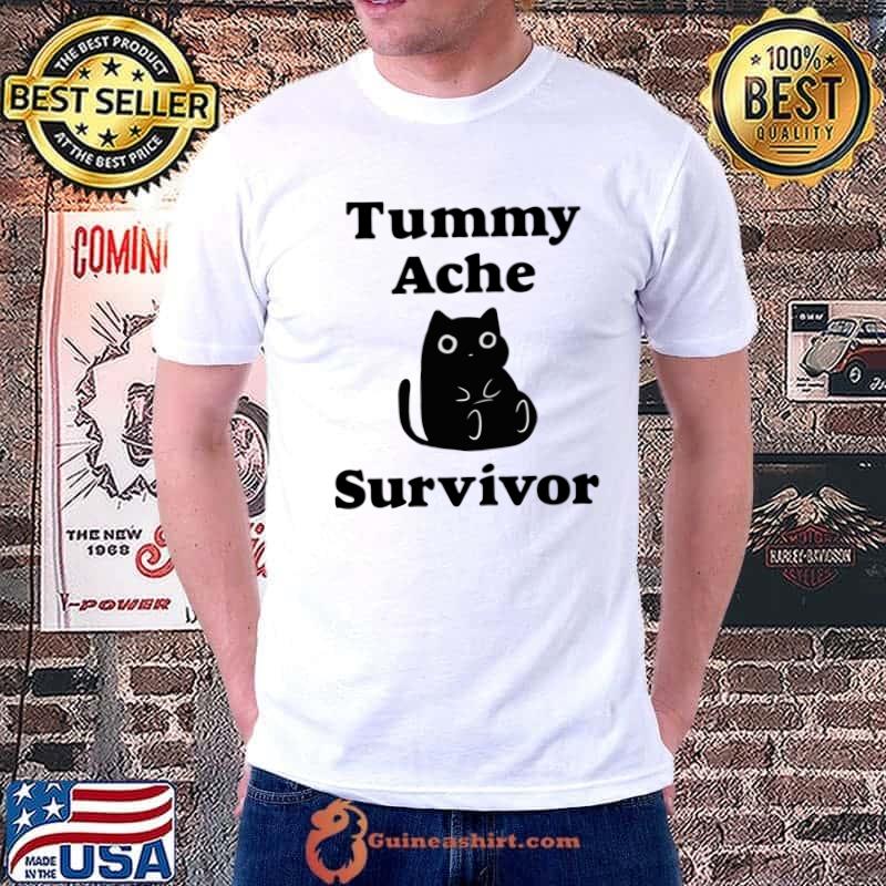 Tummy Ache Survivor Cat T-Shirt