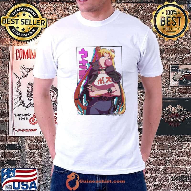 UsagI tsukino sailor moon manga anime character art shirt