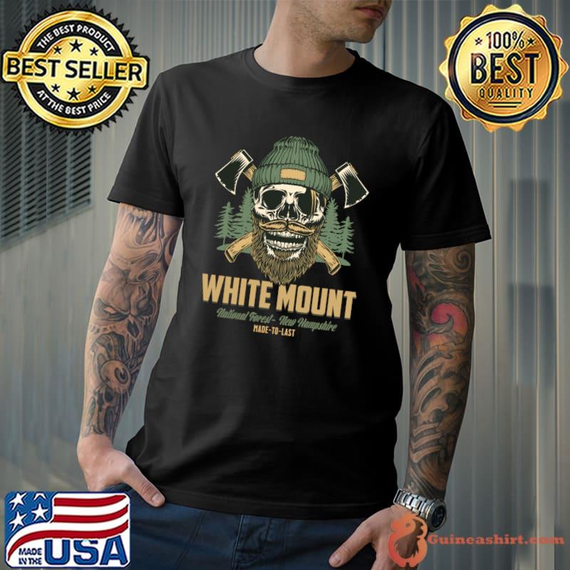 White mountain national forest new hampshire skull T-Shirt