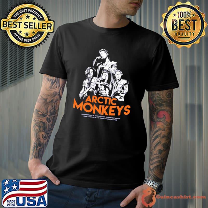 4 out or 5 arctic monkeys classic shirt