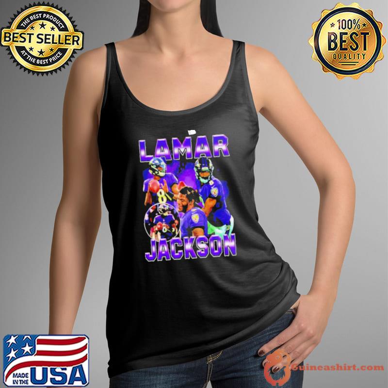 8 Lamar Jackson Baltimore Ravens s Tank Top