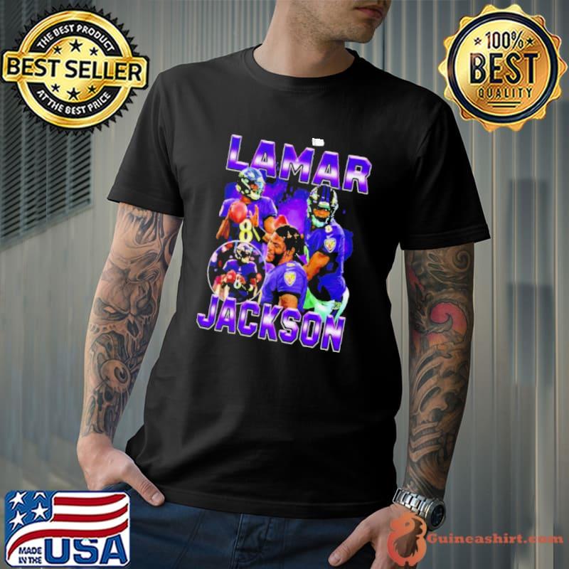 8 Lamar Jackson Baltimore Ravens shirt