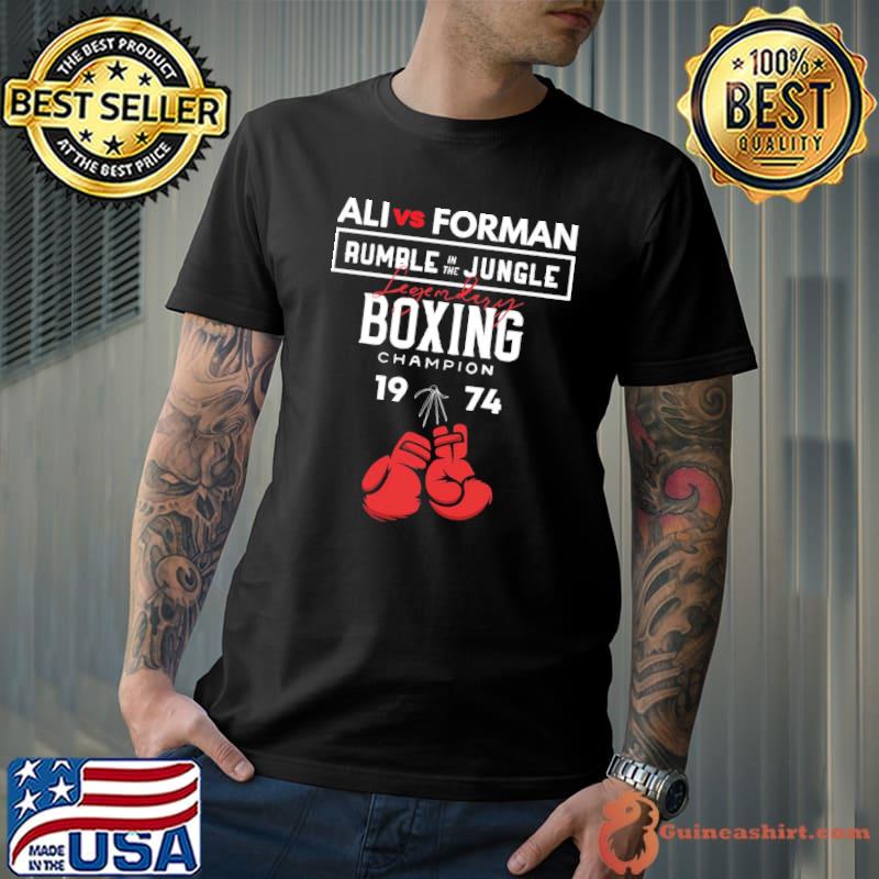 AlI vs foreman legendary boxing 1974 classic shirt