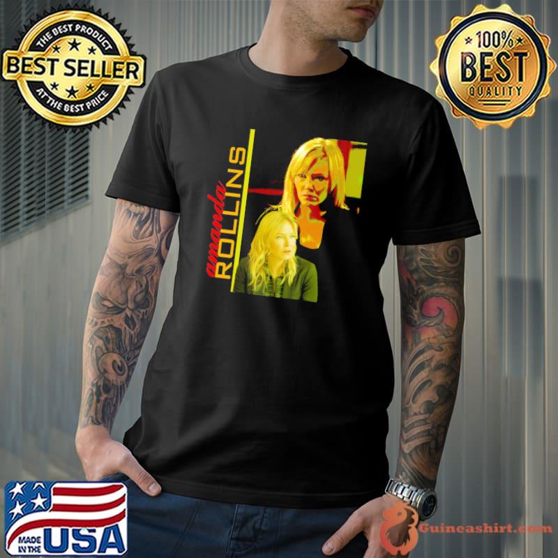 Amanda rollins 90s inspired vintage homage law and order classic shirt