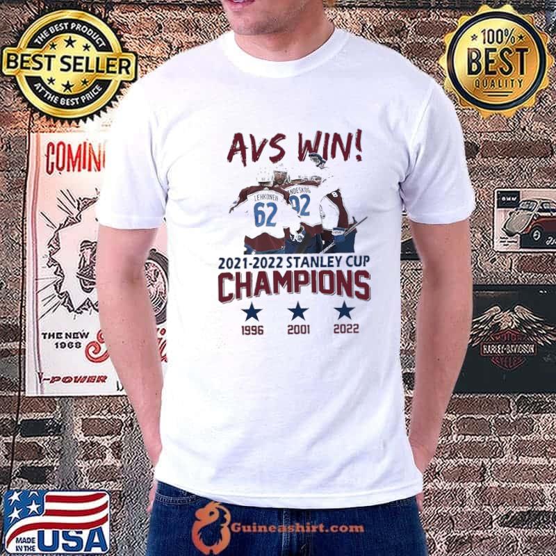 Avs win 2022 stanley cup champions shirt