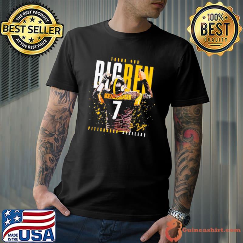 Thank You 7 Big Ben Roethlisberger Pittsburgh Steelers NFL Unisex