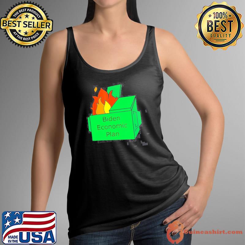 Biden economic plan dumpster fire s Tank Top