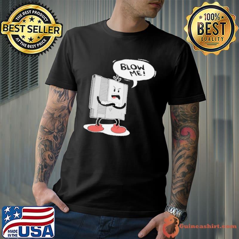 Blow me nes cartridge classic shirt