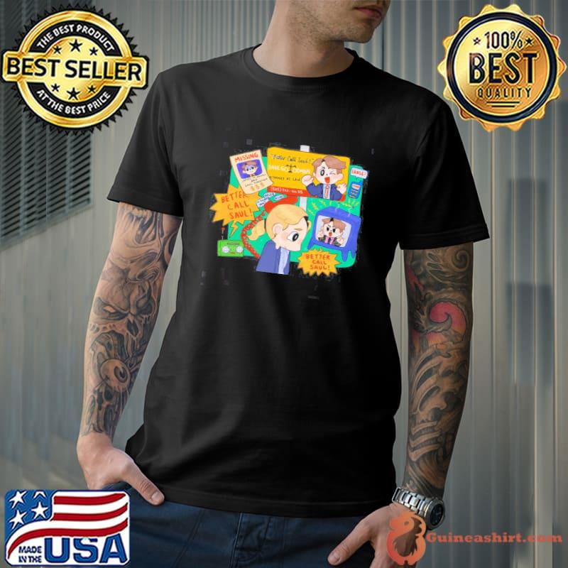 Cartoon better call saul artwork classic shirt