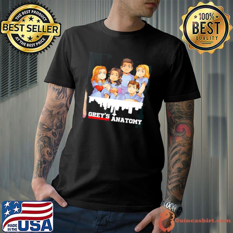 ChibI art greys anatomy TV series classic shirt