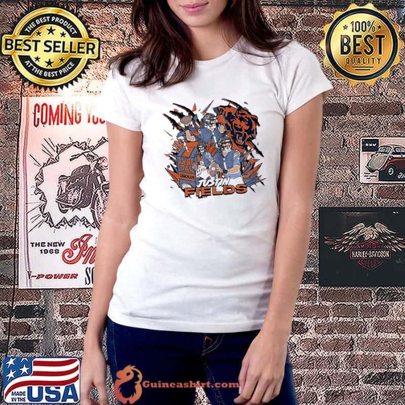Chicago Bears Justin Fields lyrical lemonade T-s Ladiestee
