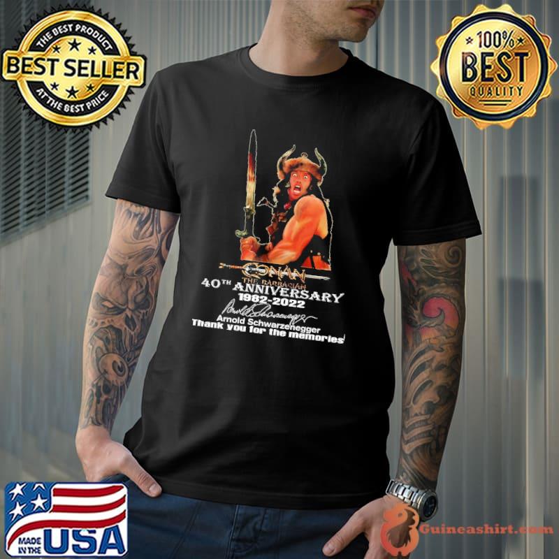 Conan The Barbarian 40th Anniversary 1982 2022 Shirt
